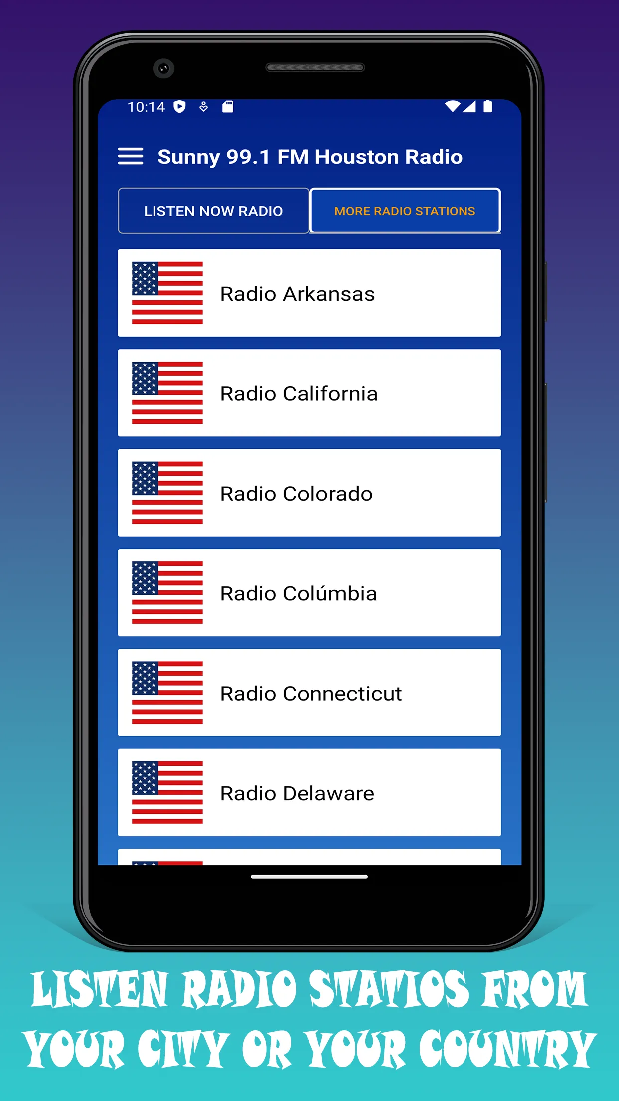 Sunny 99.1 Radio Houston USA | Indus Appstore | Screenshot