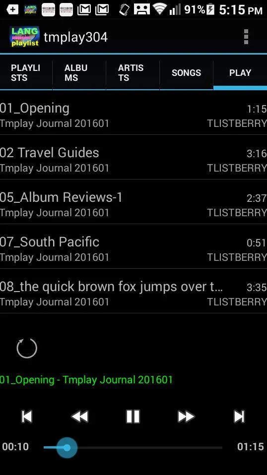 tmplay304 MP3 join player F | Indus Appstore | Screenshot