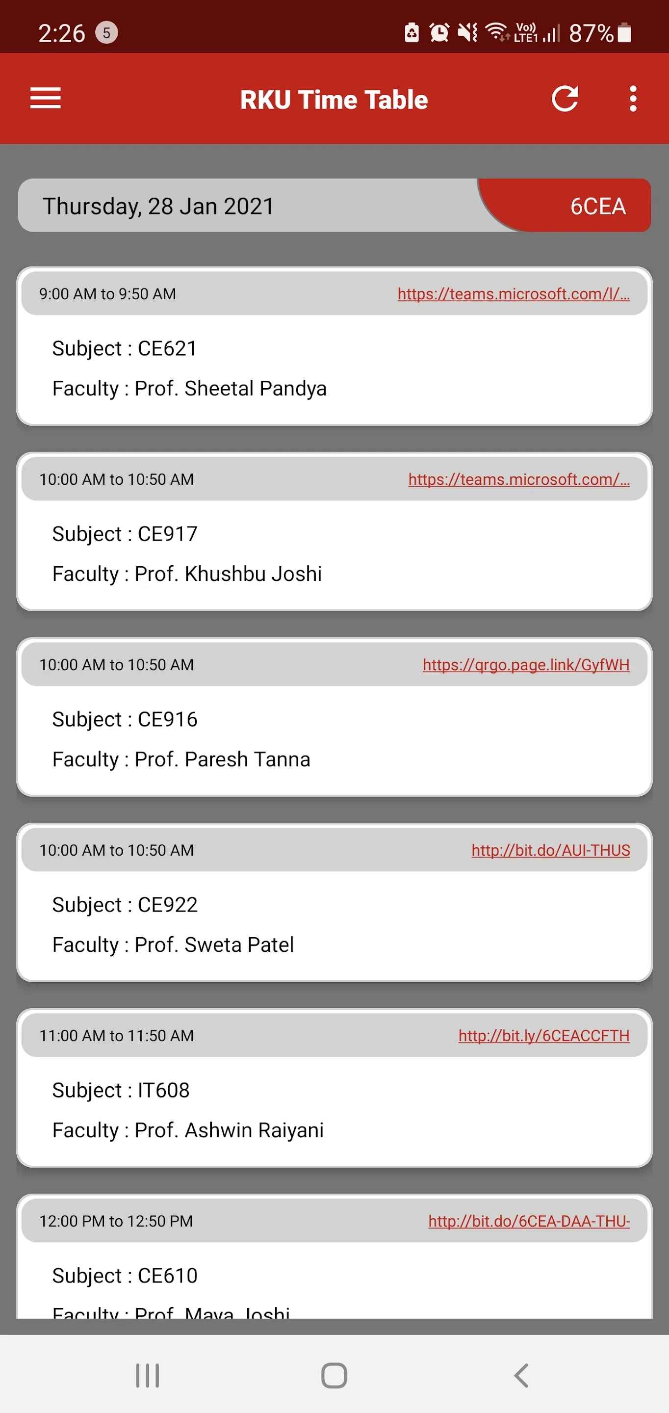 RKU Student | Indus Appstore | Screenshot