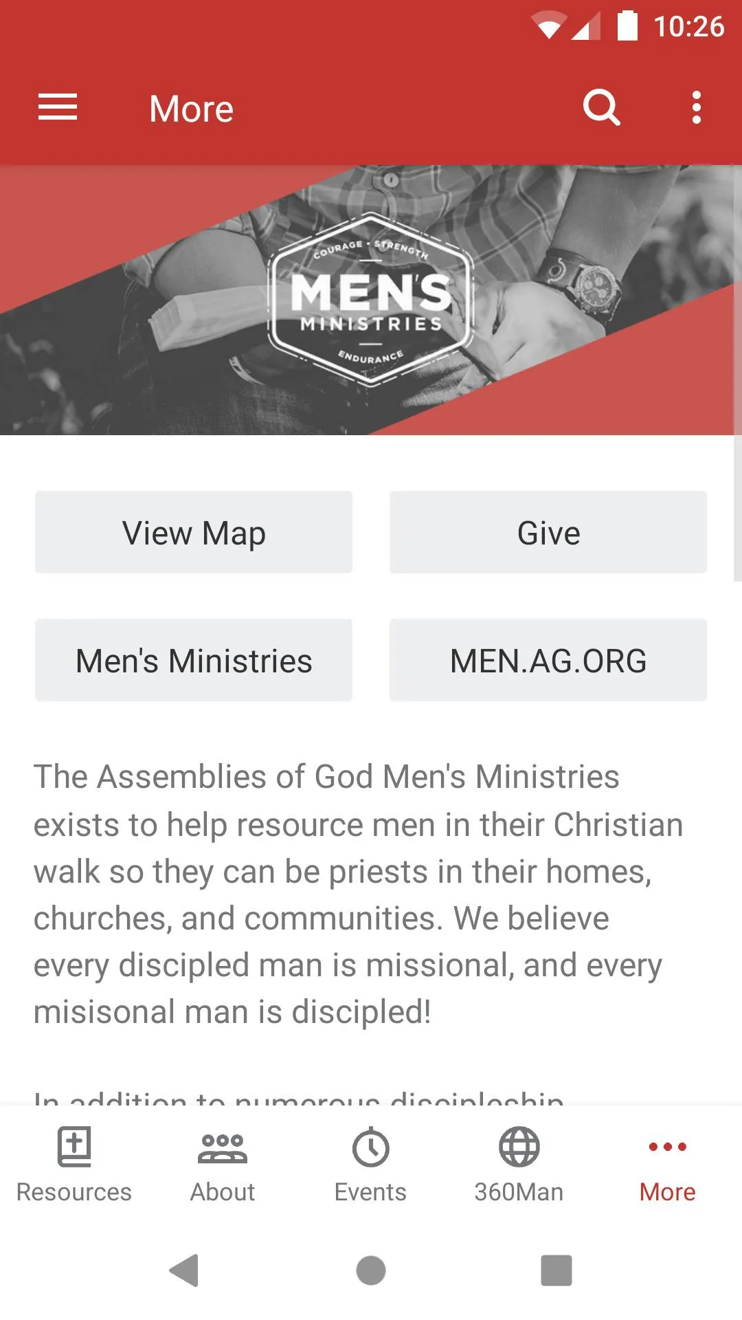 Mens Ministries | Indus Appstore | Screenshot