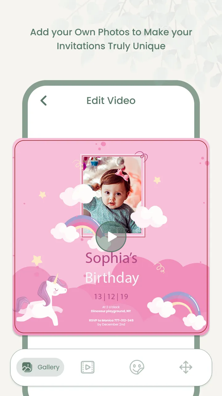 Invitation Cards Video Maker | Indus Appstore | Screenshot