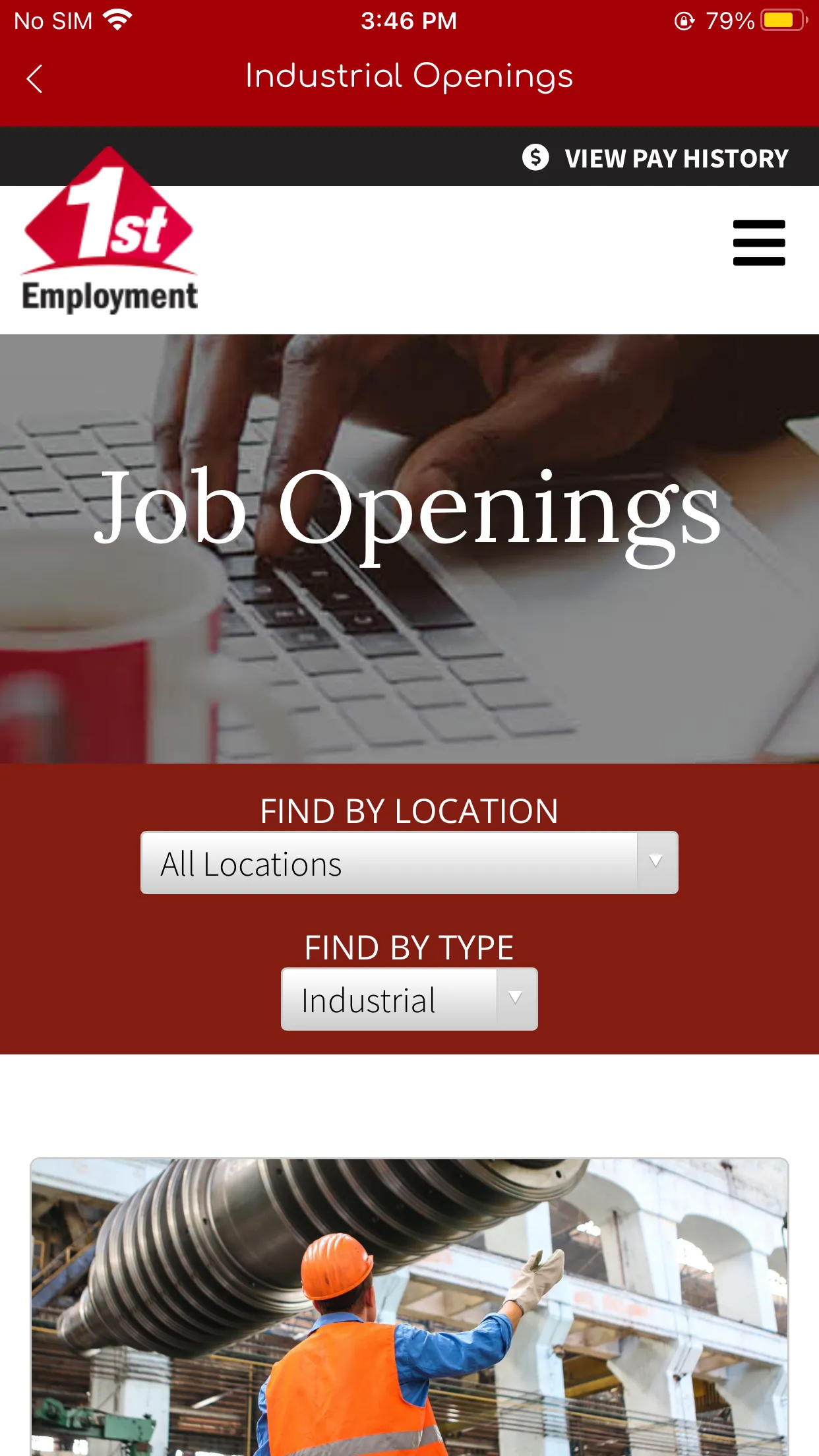 1st Employment | Indus Appstore | Screenshot