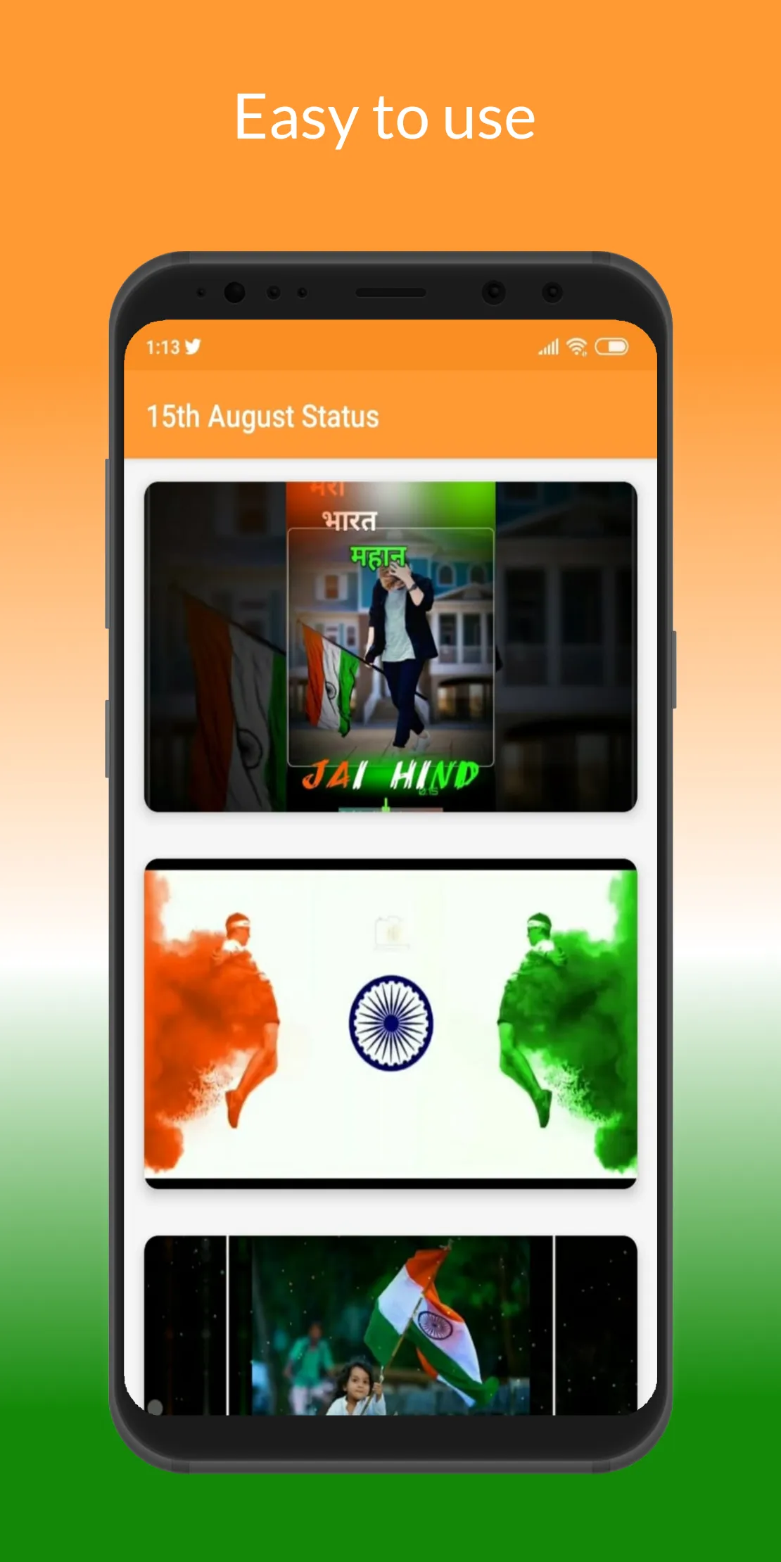 15th August Video Status | Indus Appstore | Screenshot