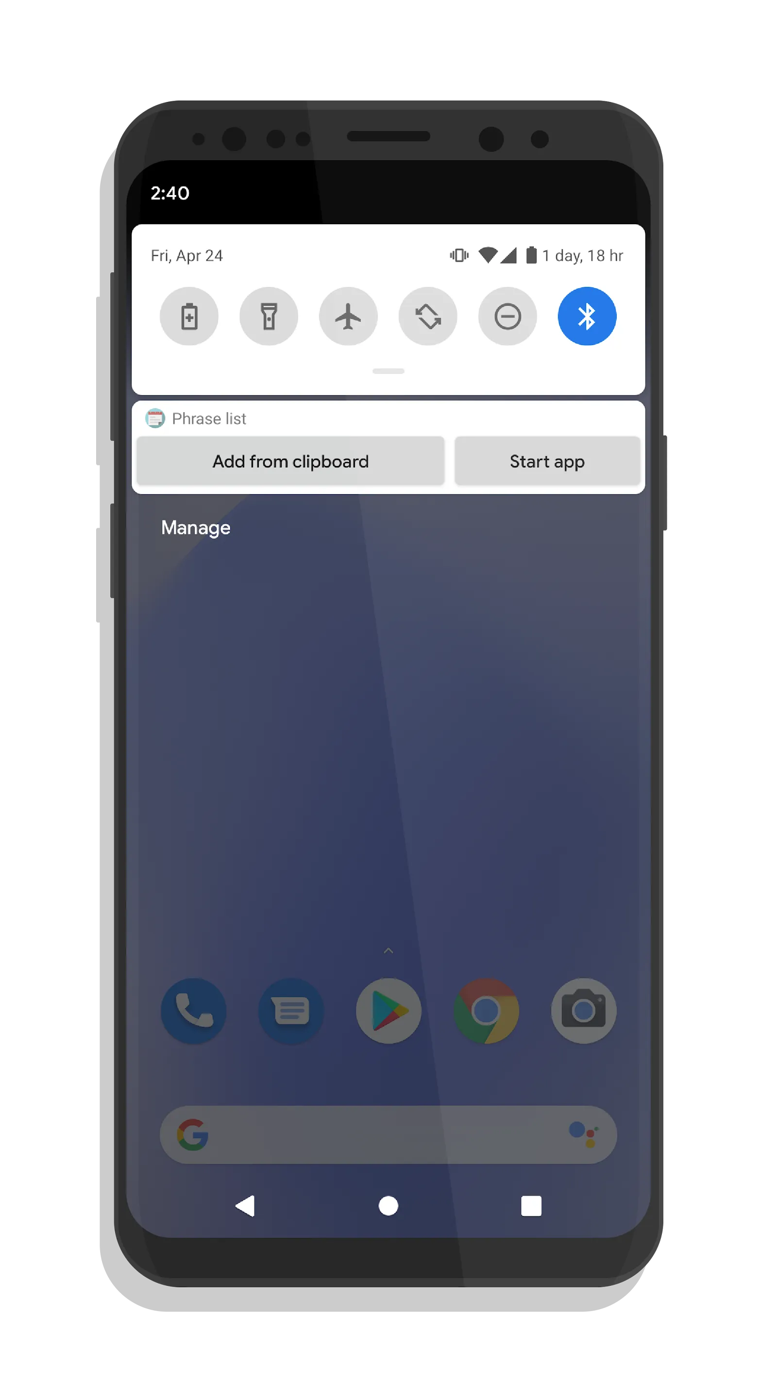 Clipboard / Canned text List | Indus Appstore | Screenshot