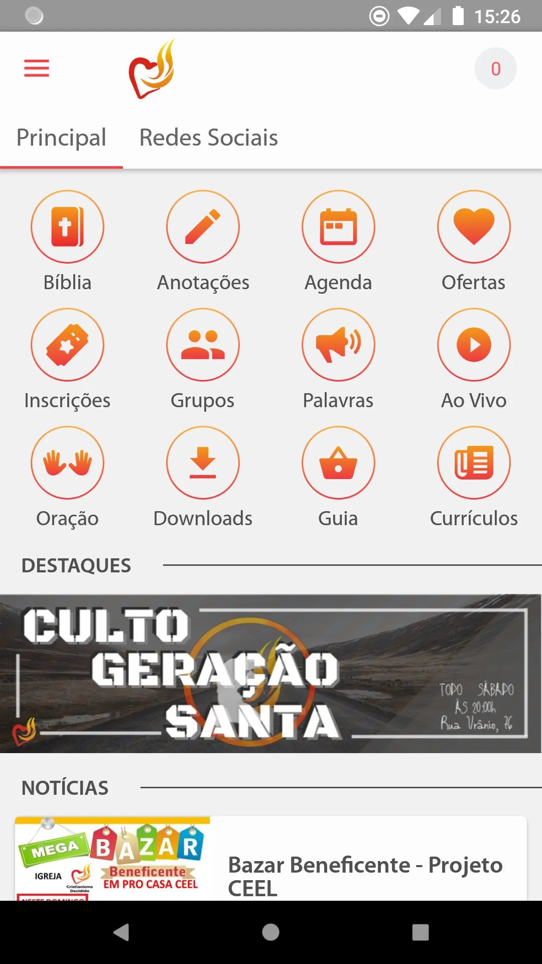 CD Igreja Oliveira | Indus Appstore | Screenshot