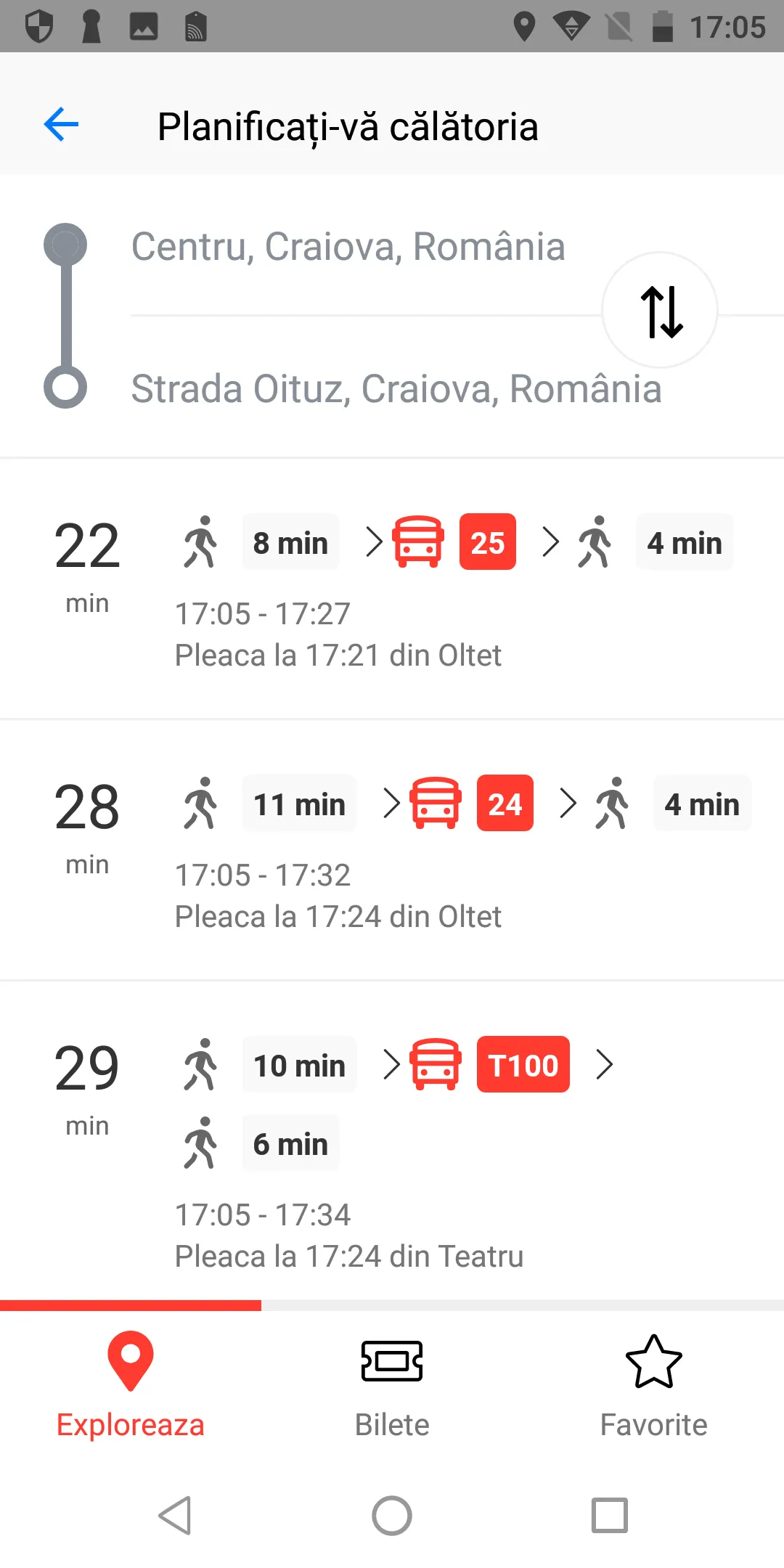 Craiova Transport | Indus Appstore | Screenshot