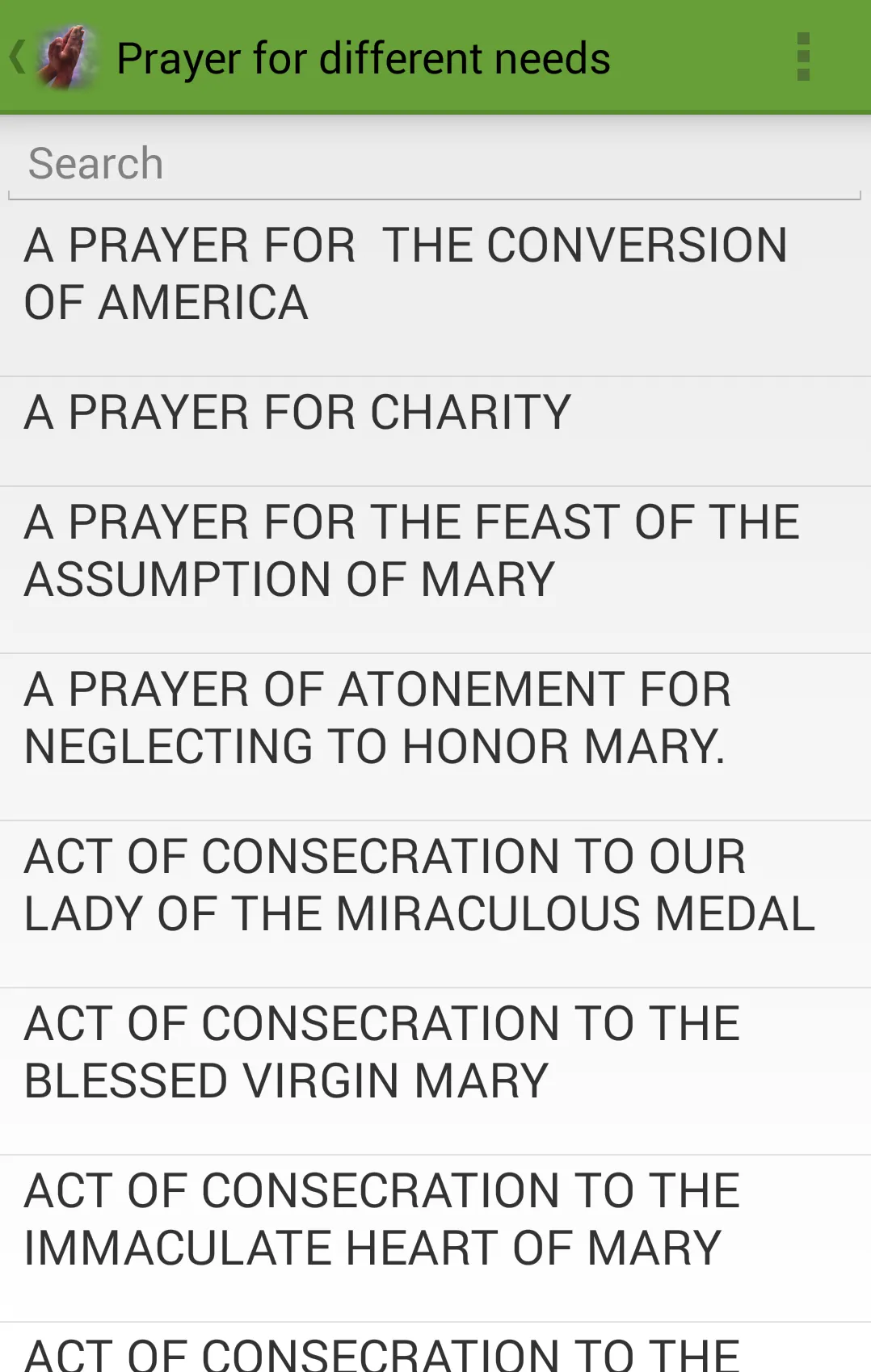 Catholic Prayer | Indus Appstore | Screenshot