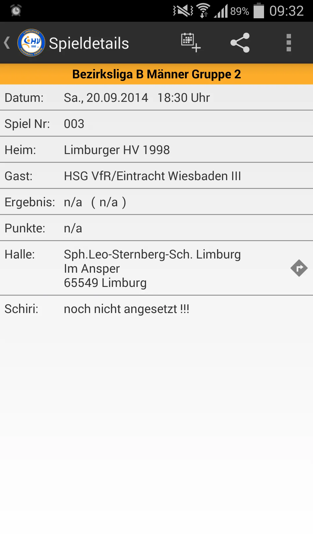 Limburger HV | Indus Appstore | Screenshot