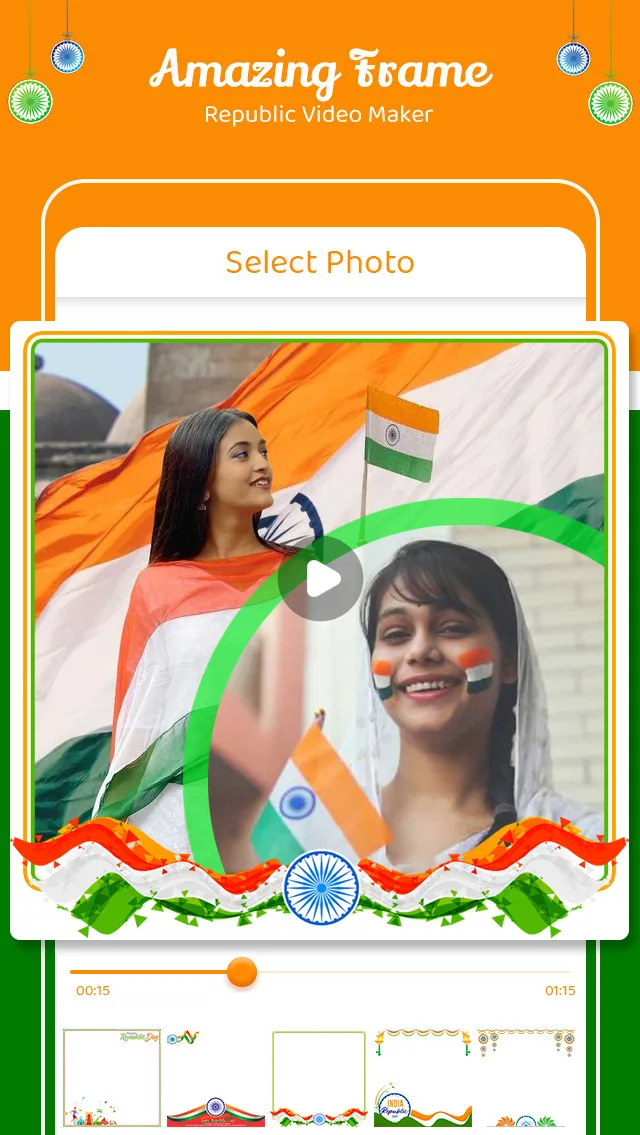 Republic Day Video Maker | Indus Appstore | Screenshot