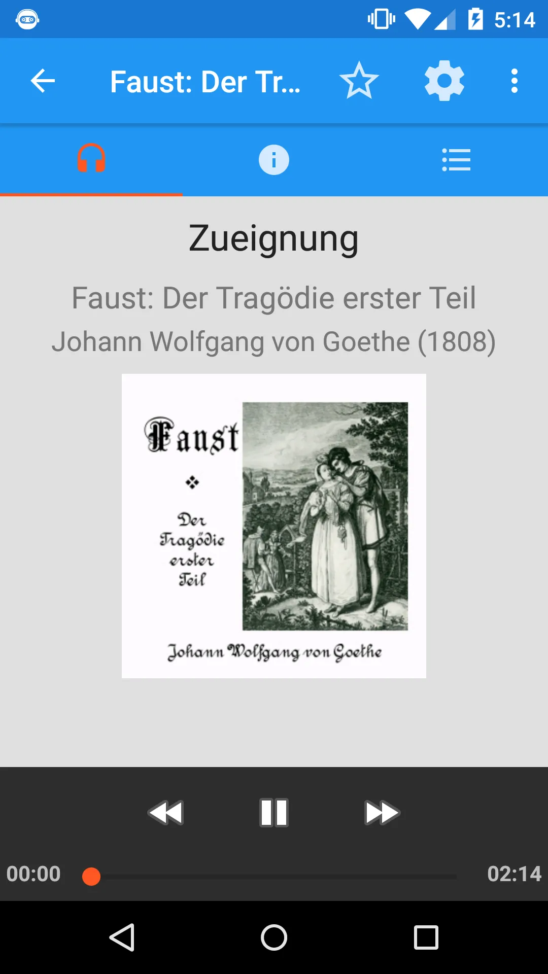 AudioBooks: German classics | Indus Appstore | Screenshot