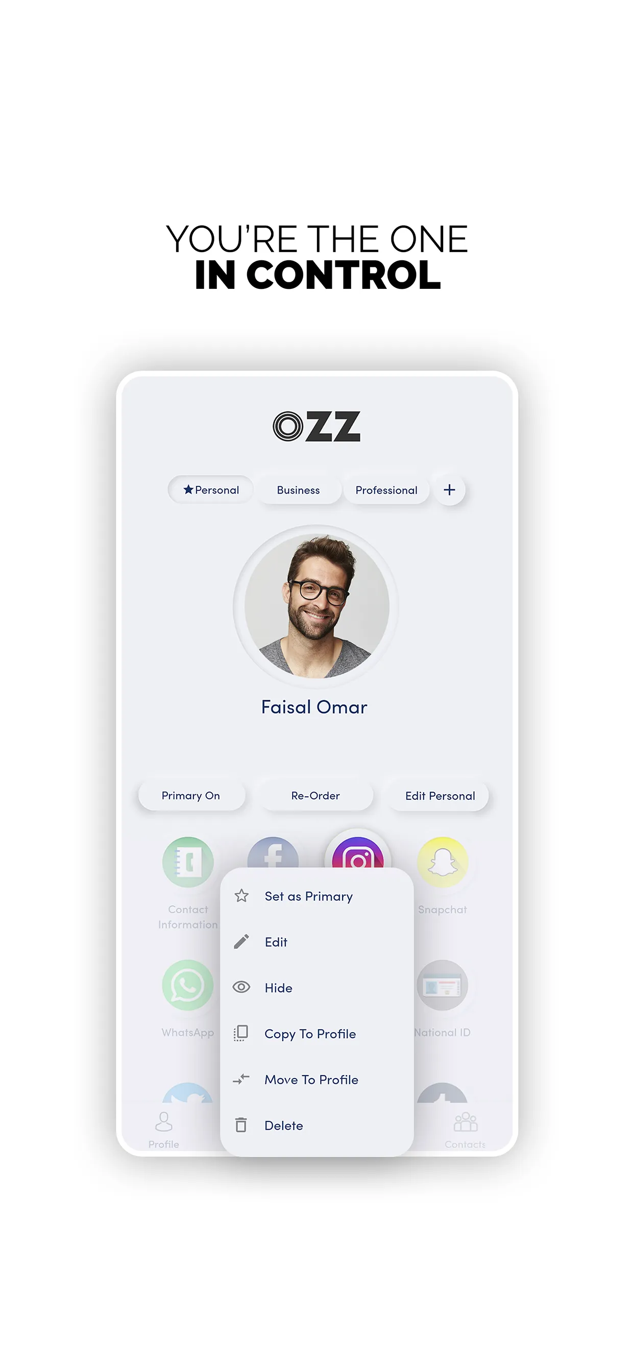 OZZ - Digital Business Card | Indus Appstore | Screenshot