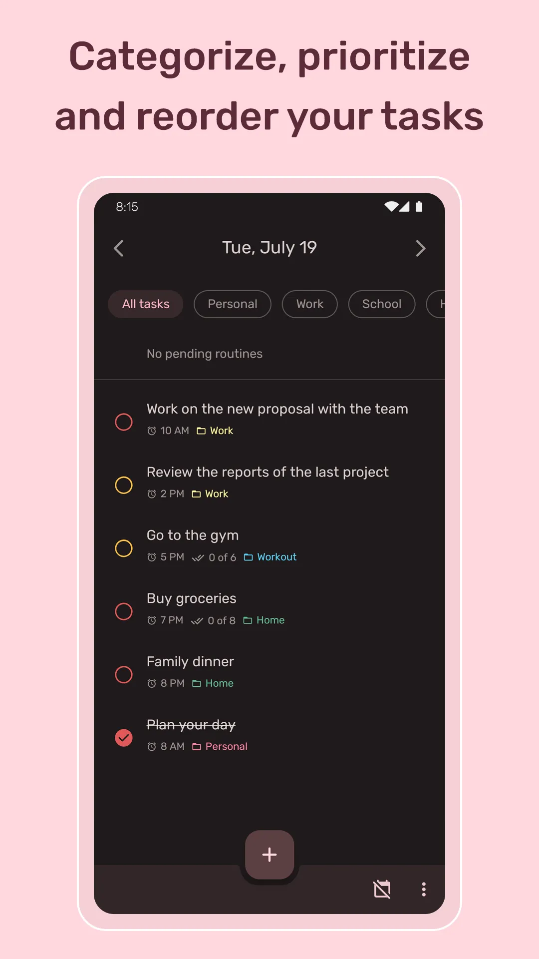 Daily Tasks: To Do List | Indus Appstore | Screenshot