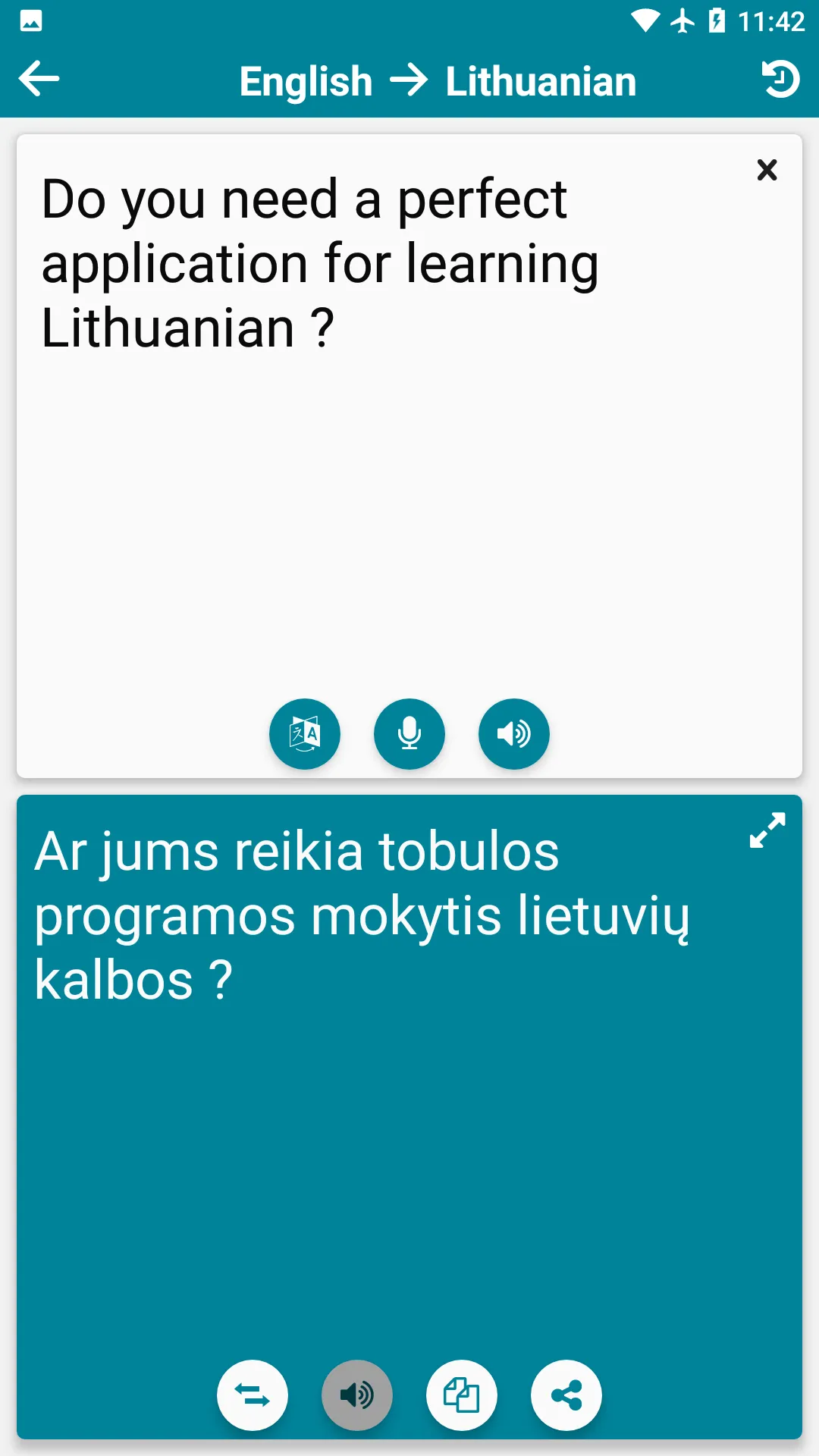 Lithuanian - English | Indus Appstore | Screenshot