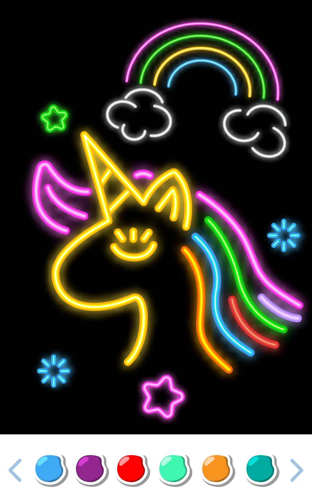 Unicorn Coloring Girl Games | Indus Appstore | Screenshot