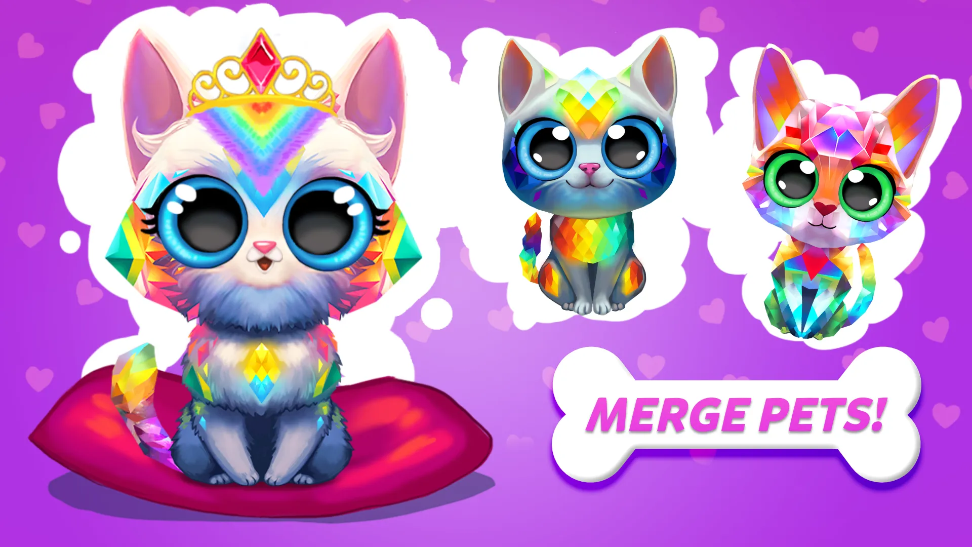 Merge Cute Animals: Pets Games | Indus Appstore | Screenshot