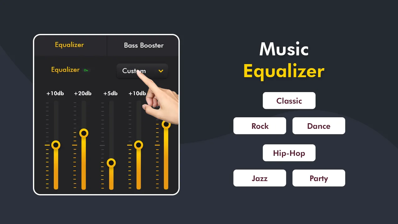 Bass Booster & sound Equalizer | Indus Appstore | Screenshot