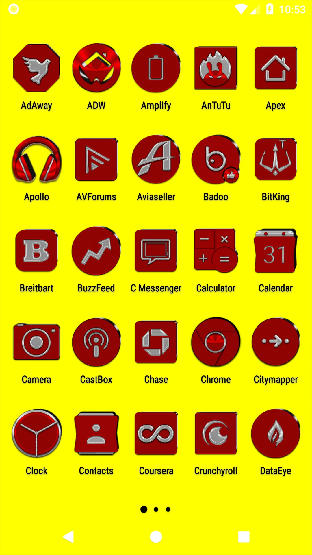 Red Icon Pack | Indus Appstore | Screenshot