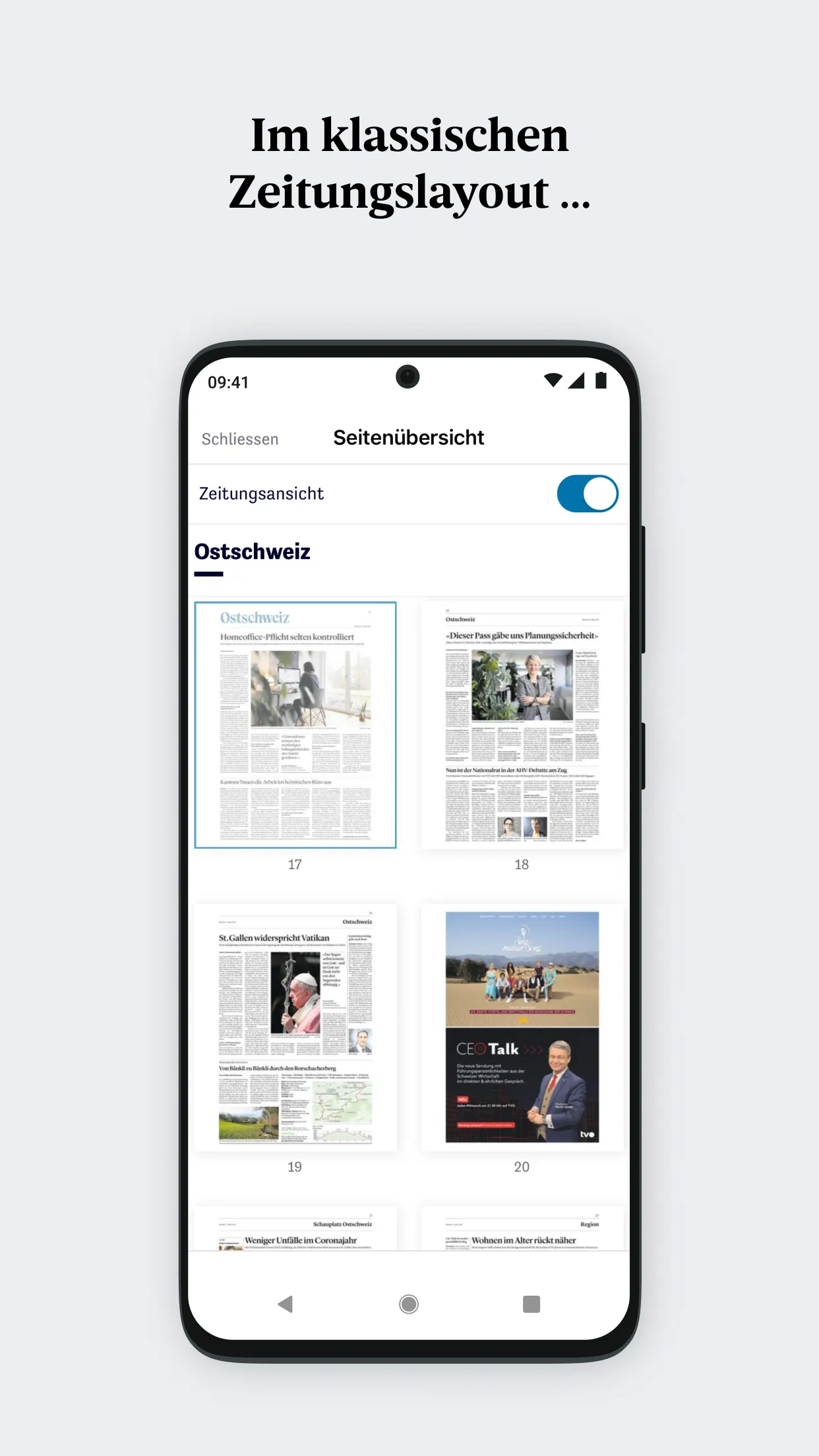 St. Galler Tagblatt E-Paper | Indus Appstore | Screenshot