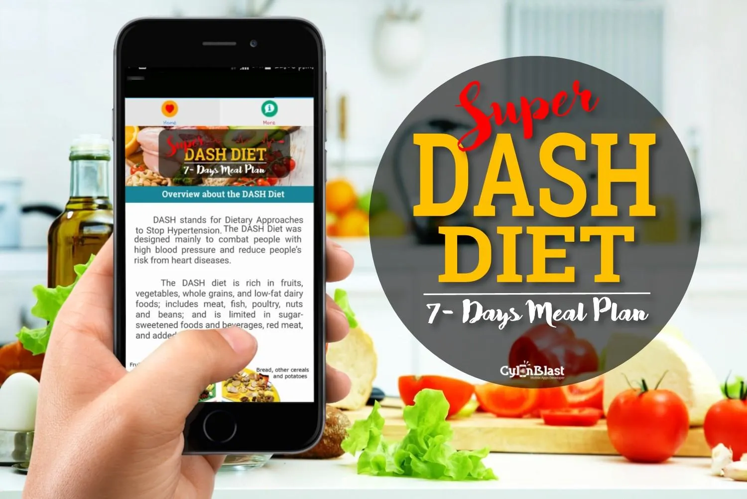 SUPER DASH DIET MEAL PLAN | Indus Appstore | Screenshot