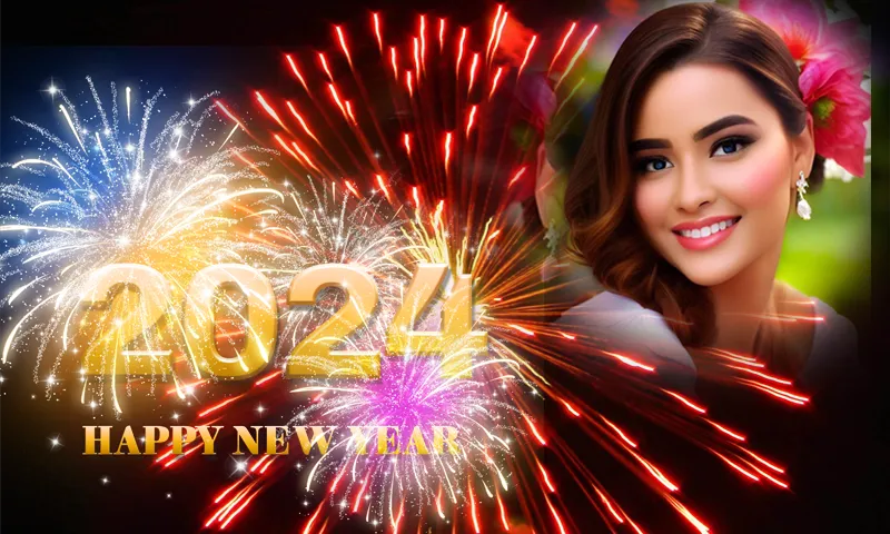 New Year Photo Frame 2024 | Indus Appstore | Screenshot