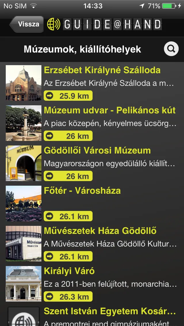 Gödöllő GUIDE@HAND | Indus Appstore | Screenshot