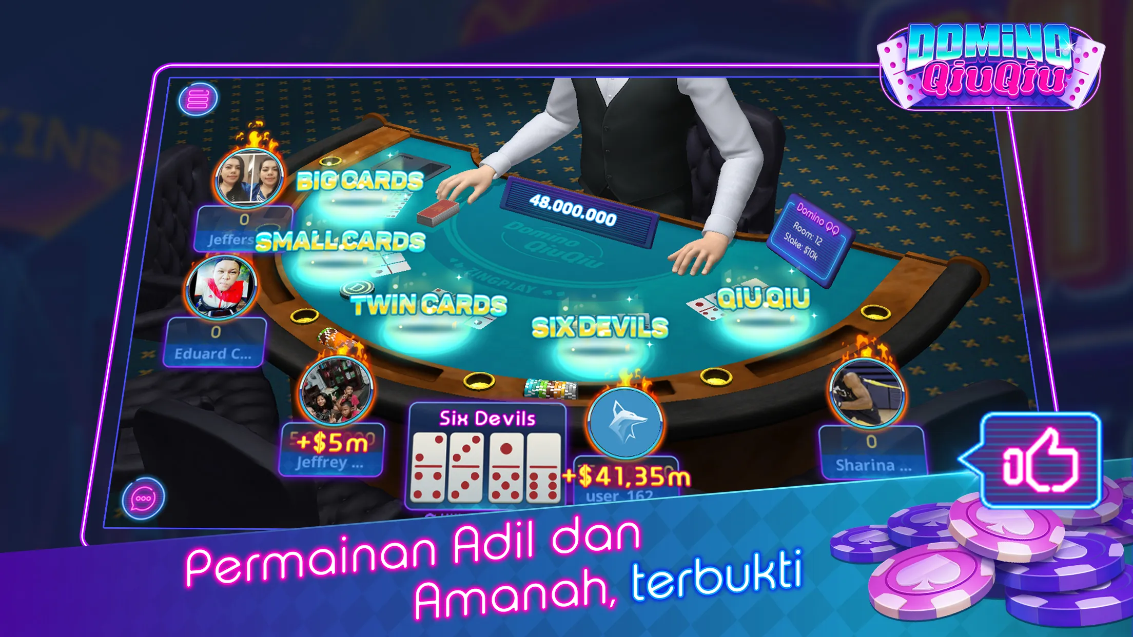 Domino QiuQiu 3D ZingPlay | Indus Appstore | Screenshot