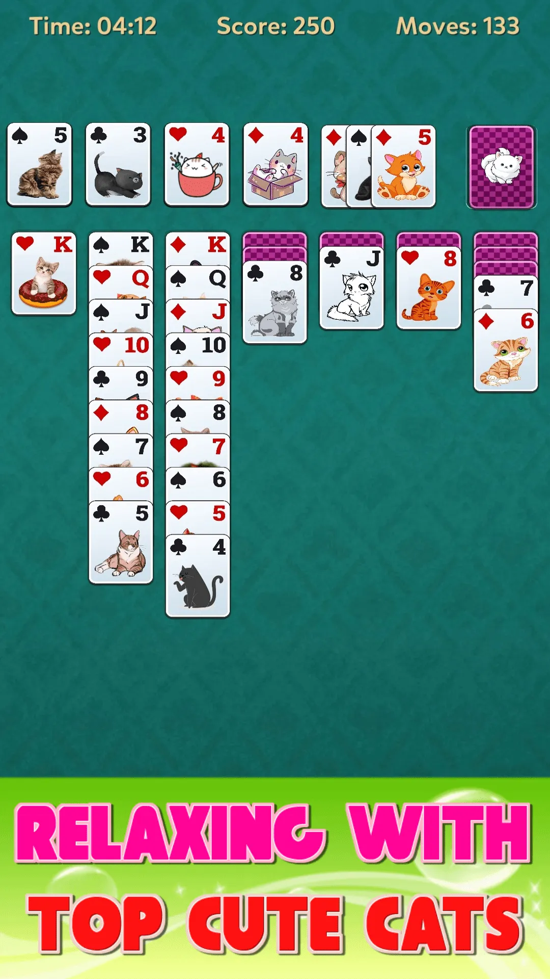 Solitaire Cat offline games | Indus Appstore | Screenshot