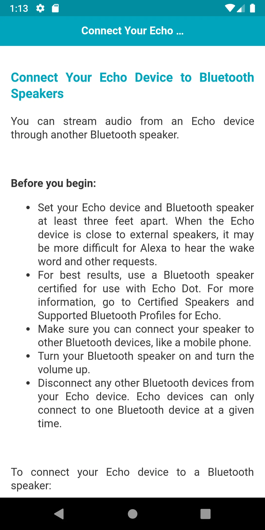 Tips for Amazon Echo | Indus Appstore | Screenshot