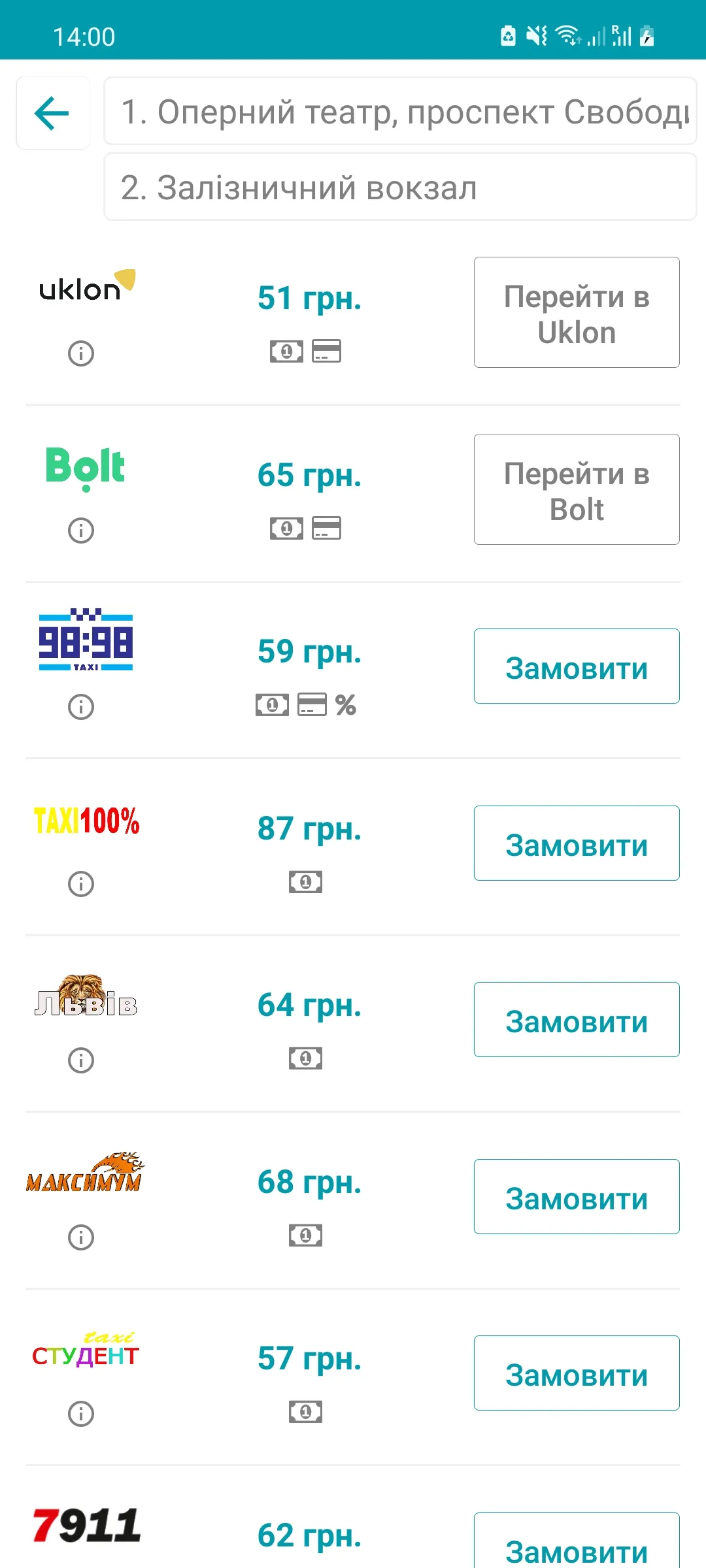 Порівнювач таксі | Indus Appstore | Screenshot