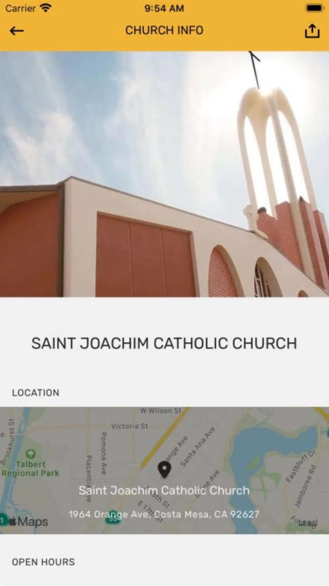 Saint Joachim Catholic Church | Indus Appstore | Screenshot