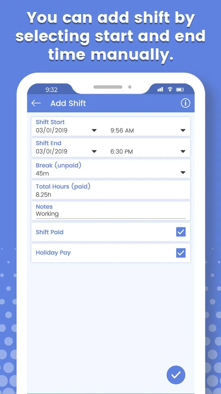 Work Log - Work Hours Tracking | Indus Appstore | Screenshot