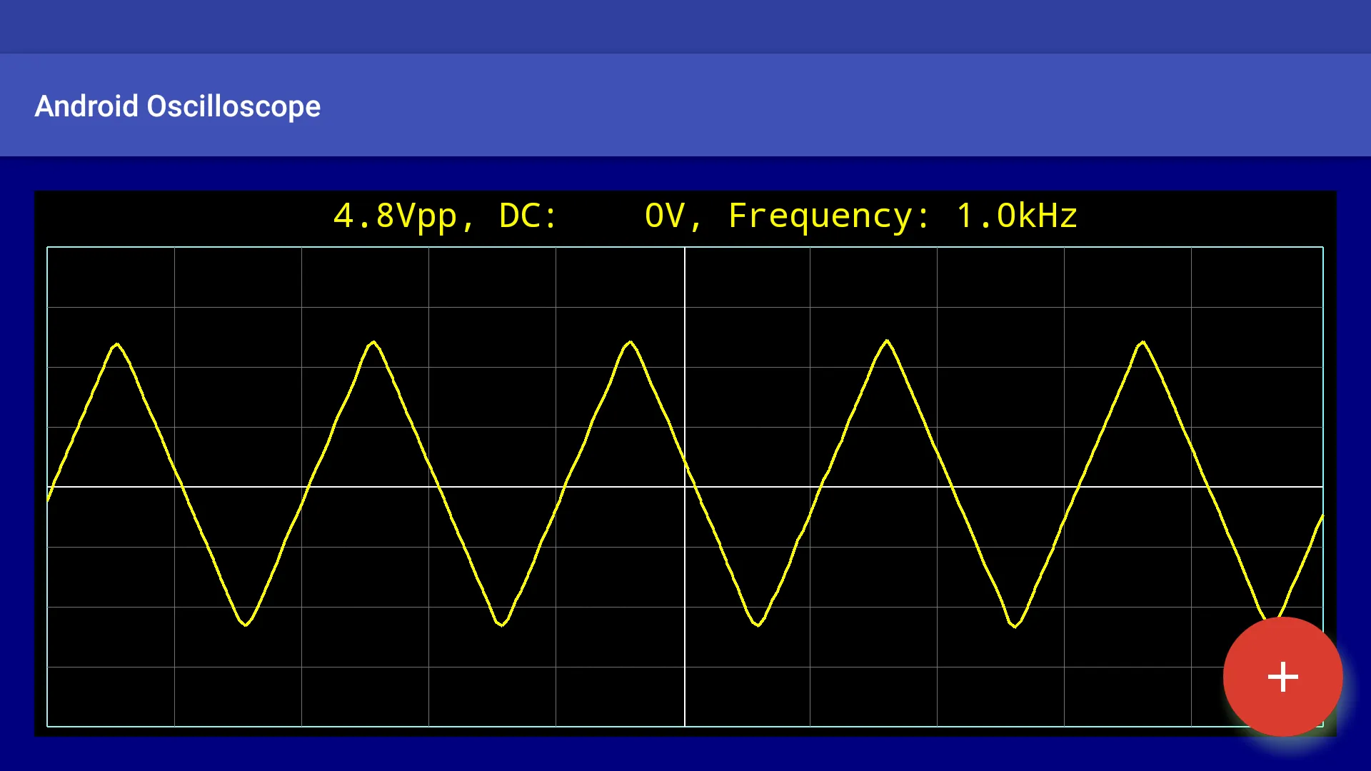 USB Accessory Oscilloscope | Indus Appstore | Screenshot