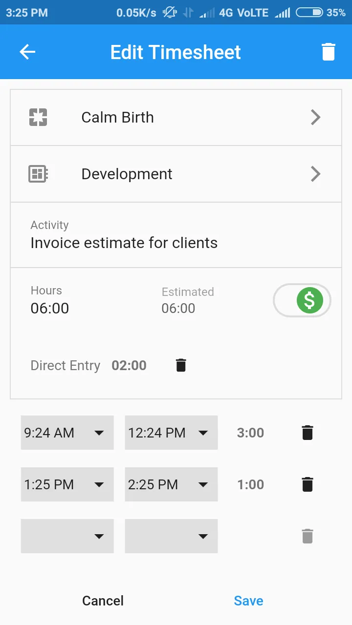 Output Time - Time Tracker | Indus Appstore | Screenshot