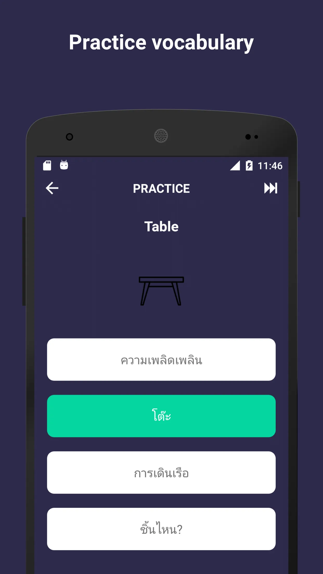 Tobo: Learn Thai Vocabulary | Indus Appstore | Screenshot