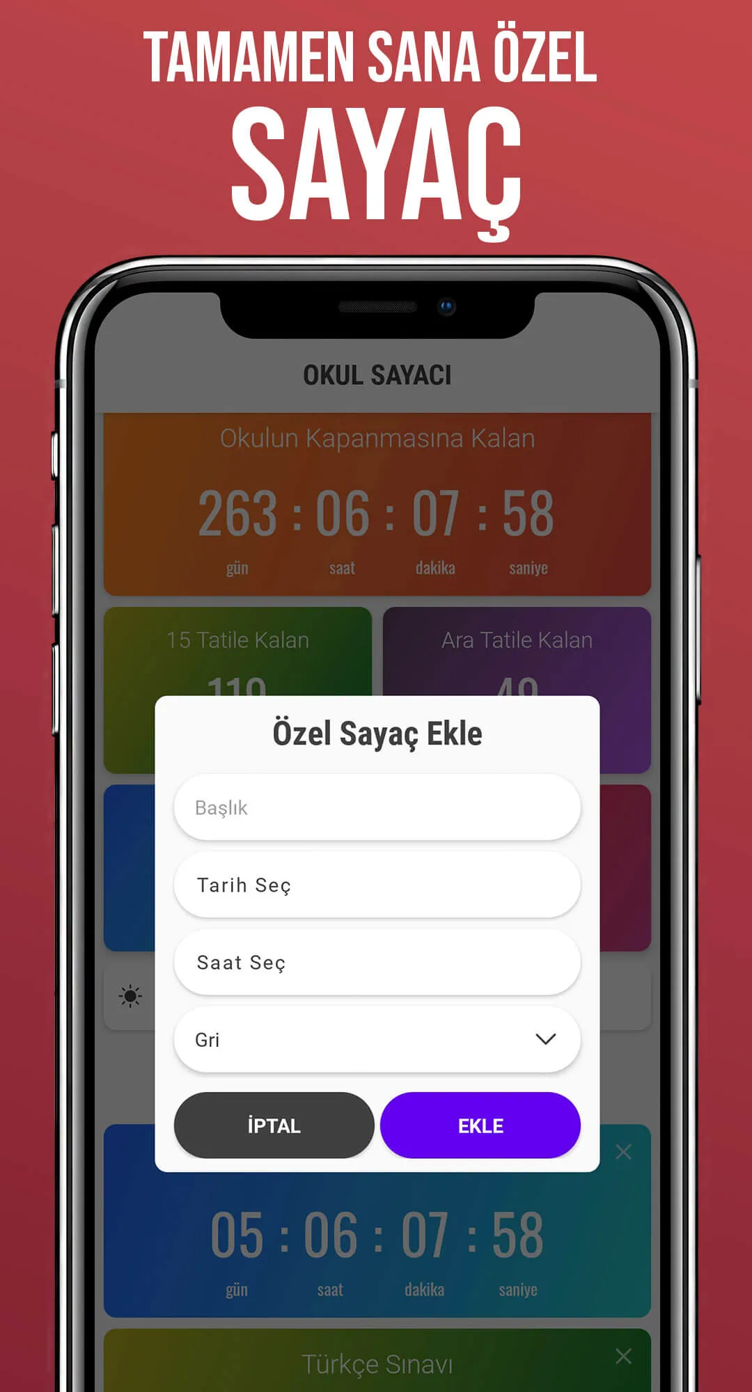 Tatil Sayacı - Okul Sayacı | Indus Appstore | Screenshot