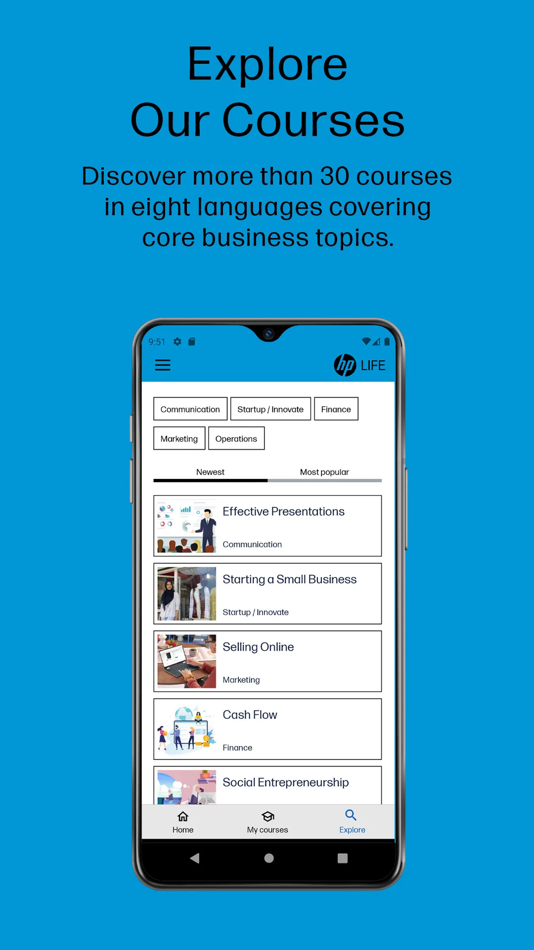 HP LIFE: Learn business skills | Indus Appstore | Screenshot