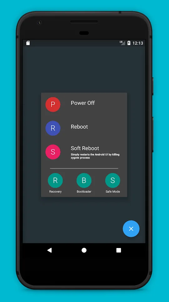 Power Button Menu - Quick Rebo | Indus Appstore | Screenshot