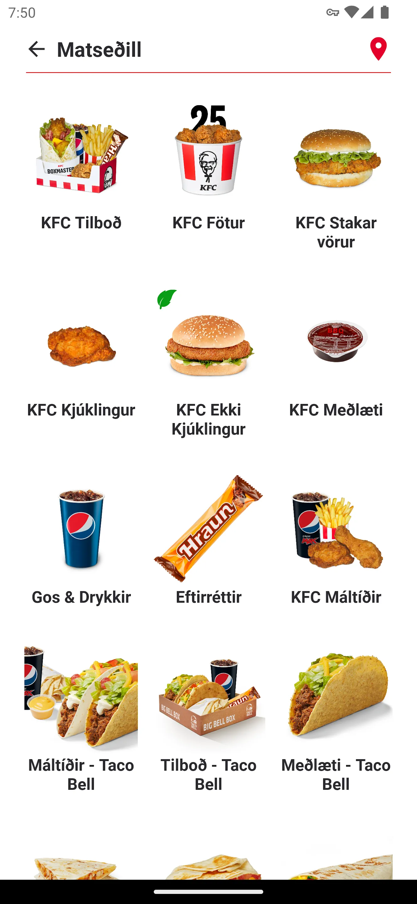 KFC Iceland | Indus Appstore | Screenshot