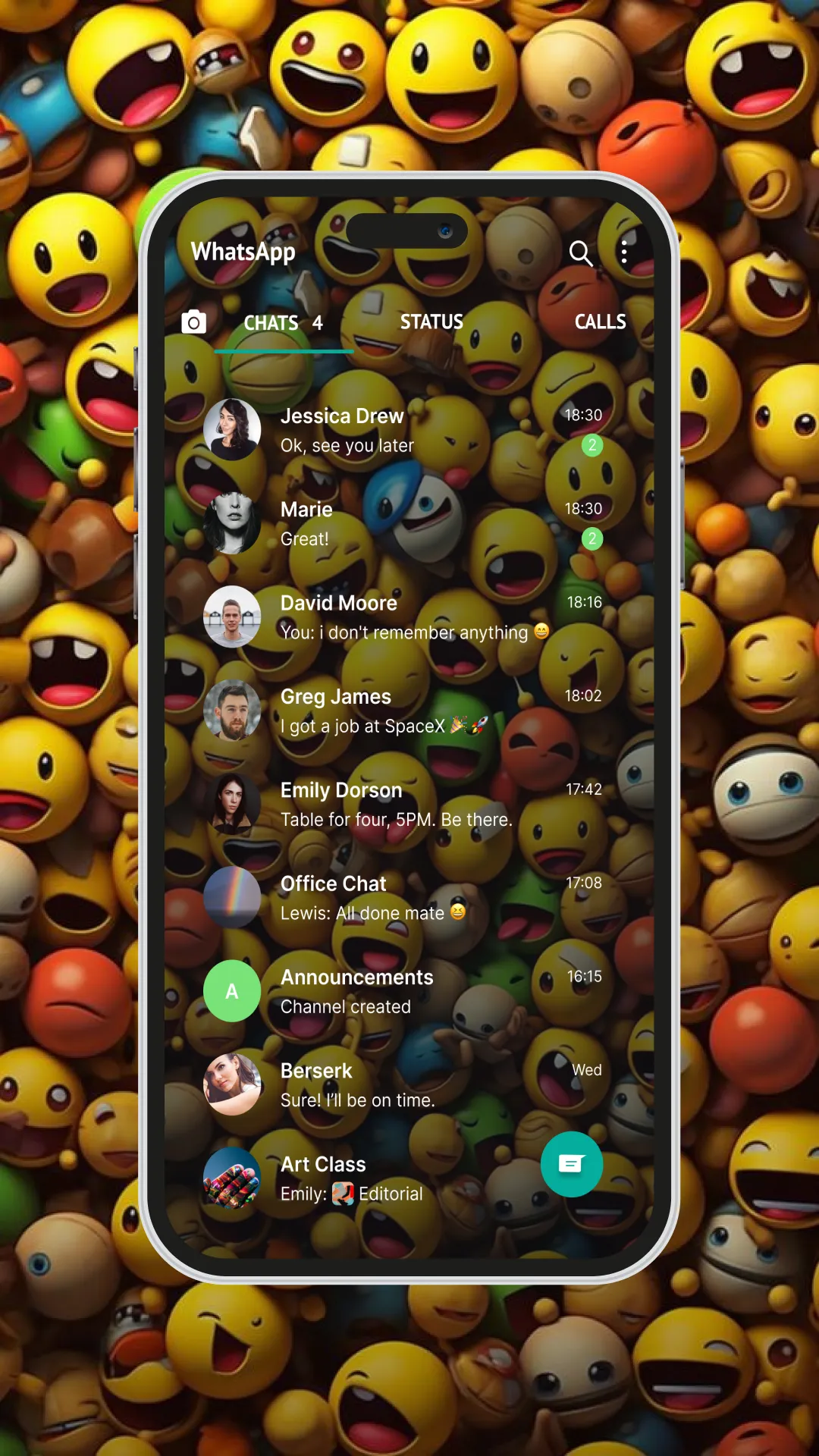 Chat Wallpapers & Status Saver | Indus Appstore | Screenshot