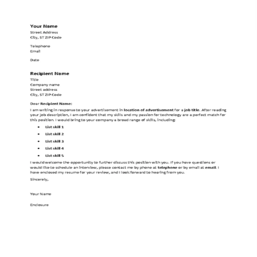 Cover Letter Templates | Indus Appstore | Screenshot