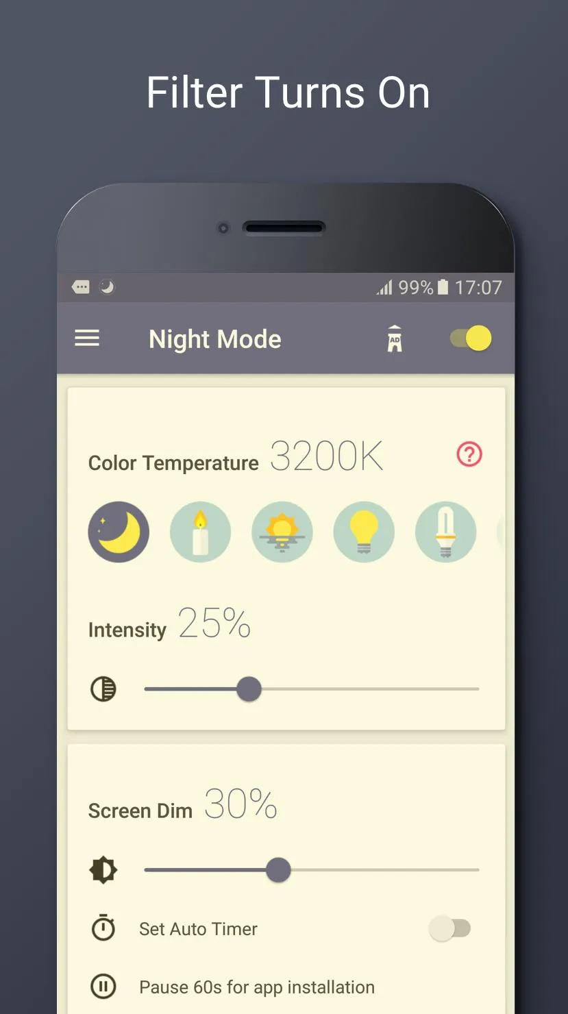 Blue Light Filter - Night Mode | Indus Appstore | Screenshot