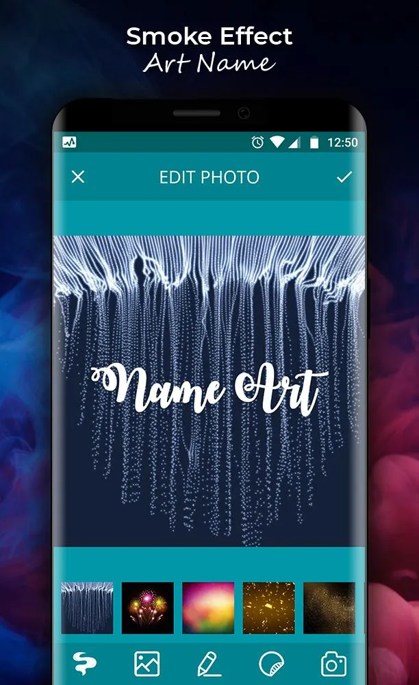 Smoke Name Art - Smoke Effect | Indus Appstore | Screenshot