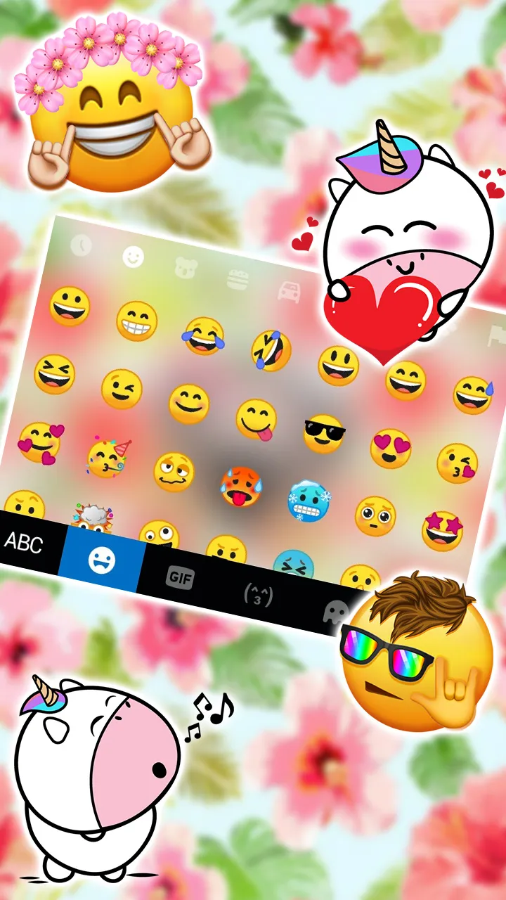 Floral Koala Keyboard Backgrou | Indus Appstore | Screenshot