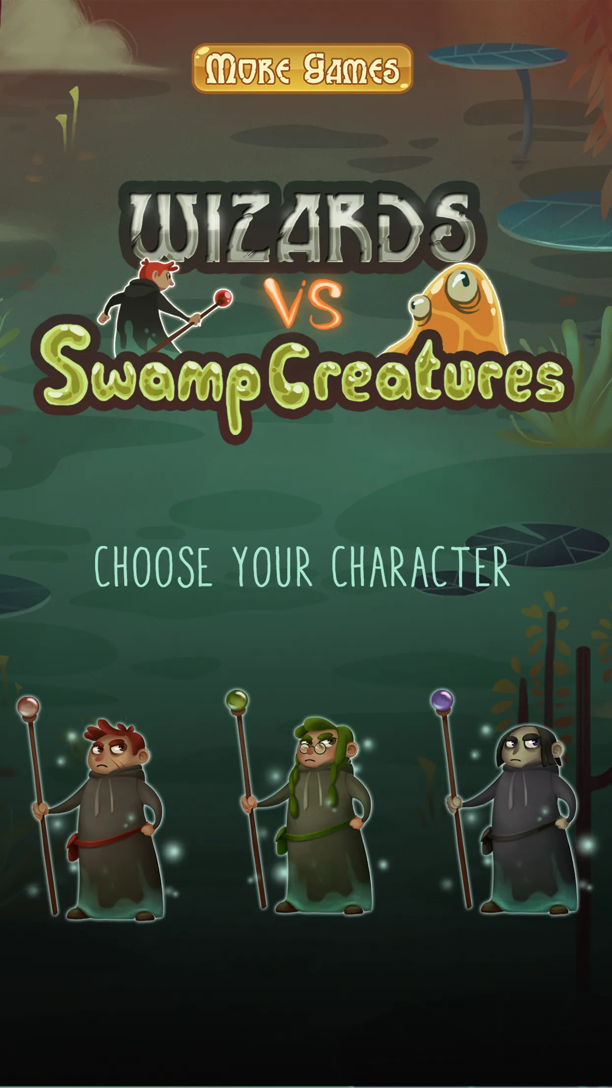 Wizard vs Swamp Creatures | Indus Appstore | Screenshot