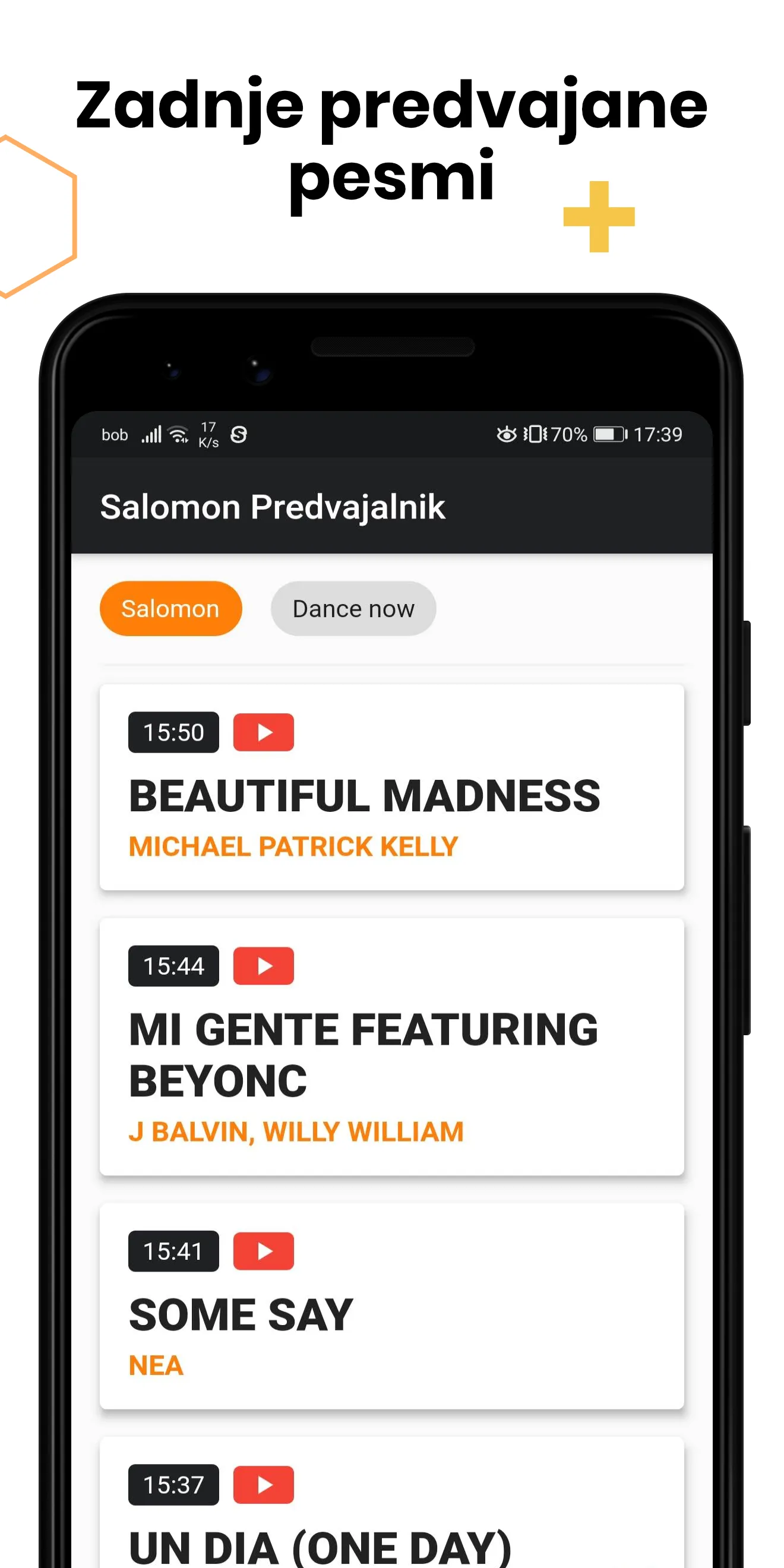 Salomon Predvajalnik | Radio | Indus Appstore | Screenshot