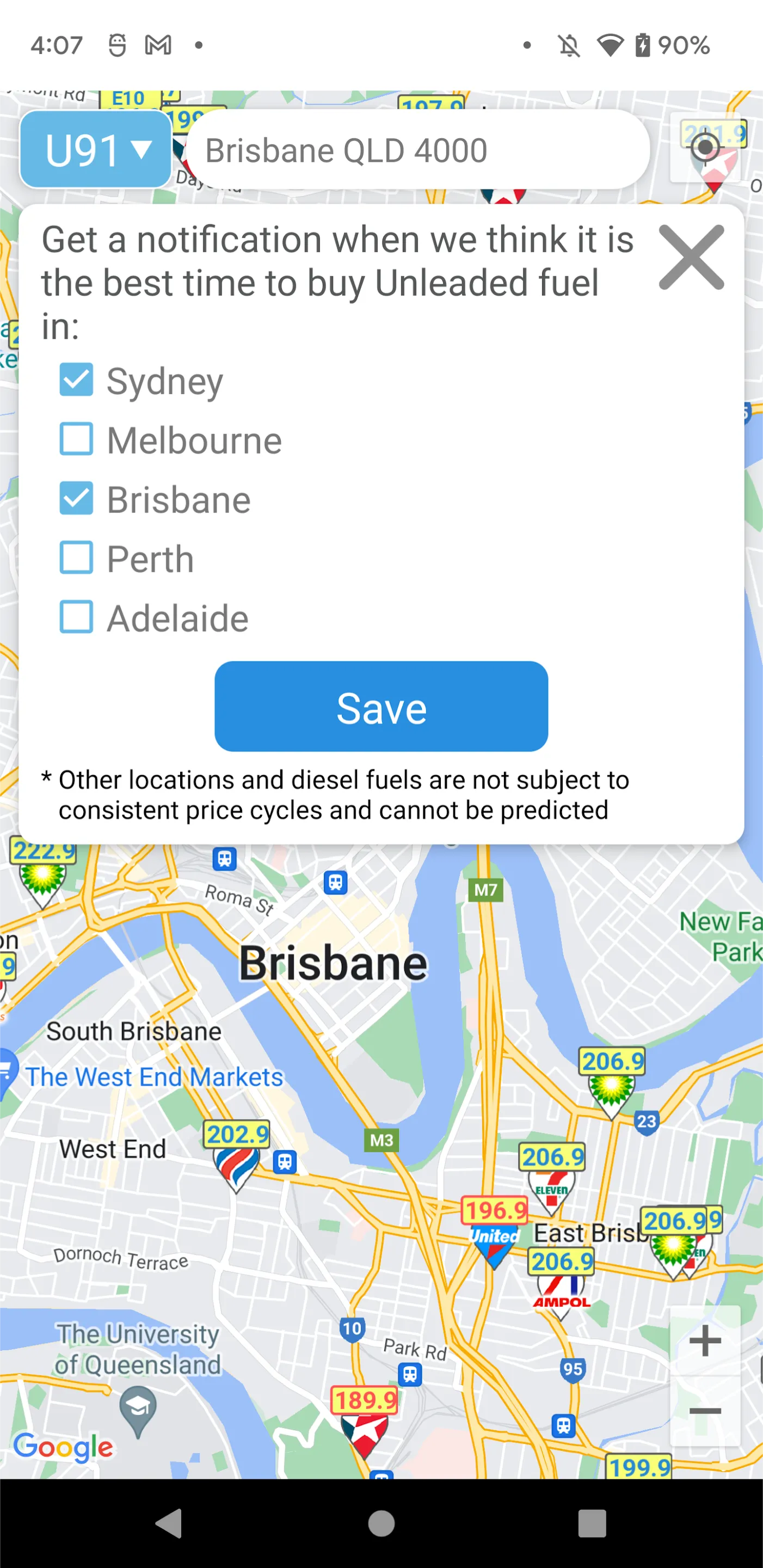 Petrol Spy Australia | Indus Appstore | Screenshot