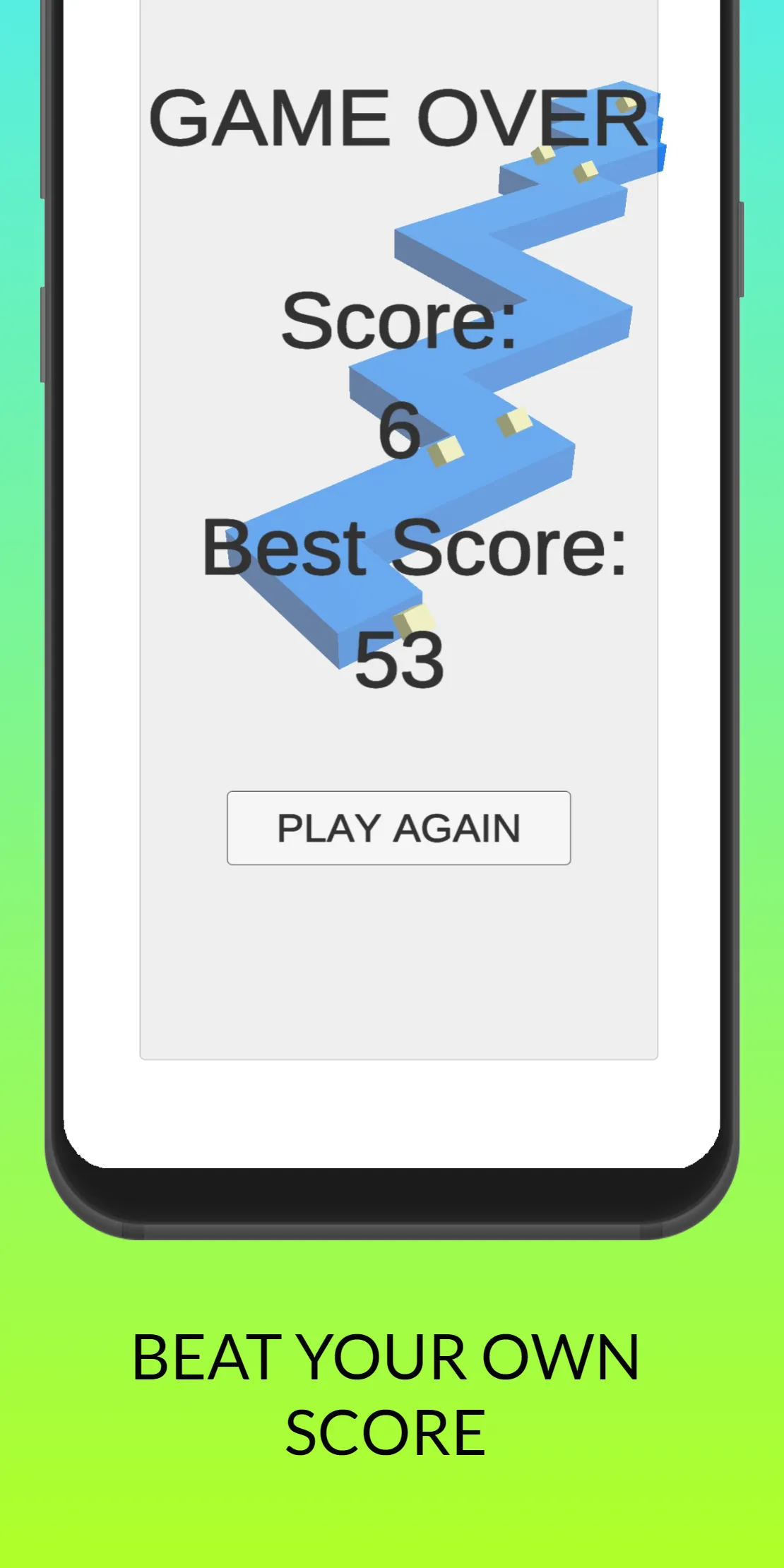 Zig Zag Blue | Indus Appstore | Screenshot