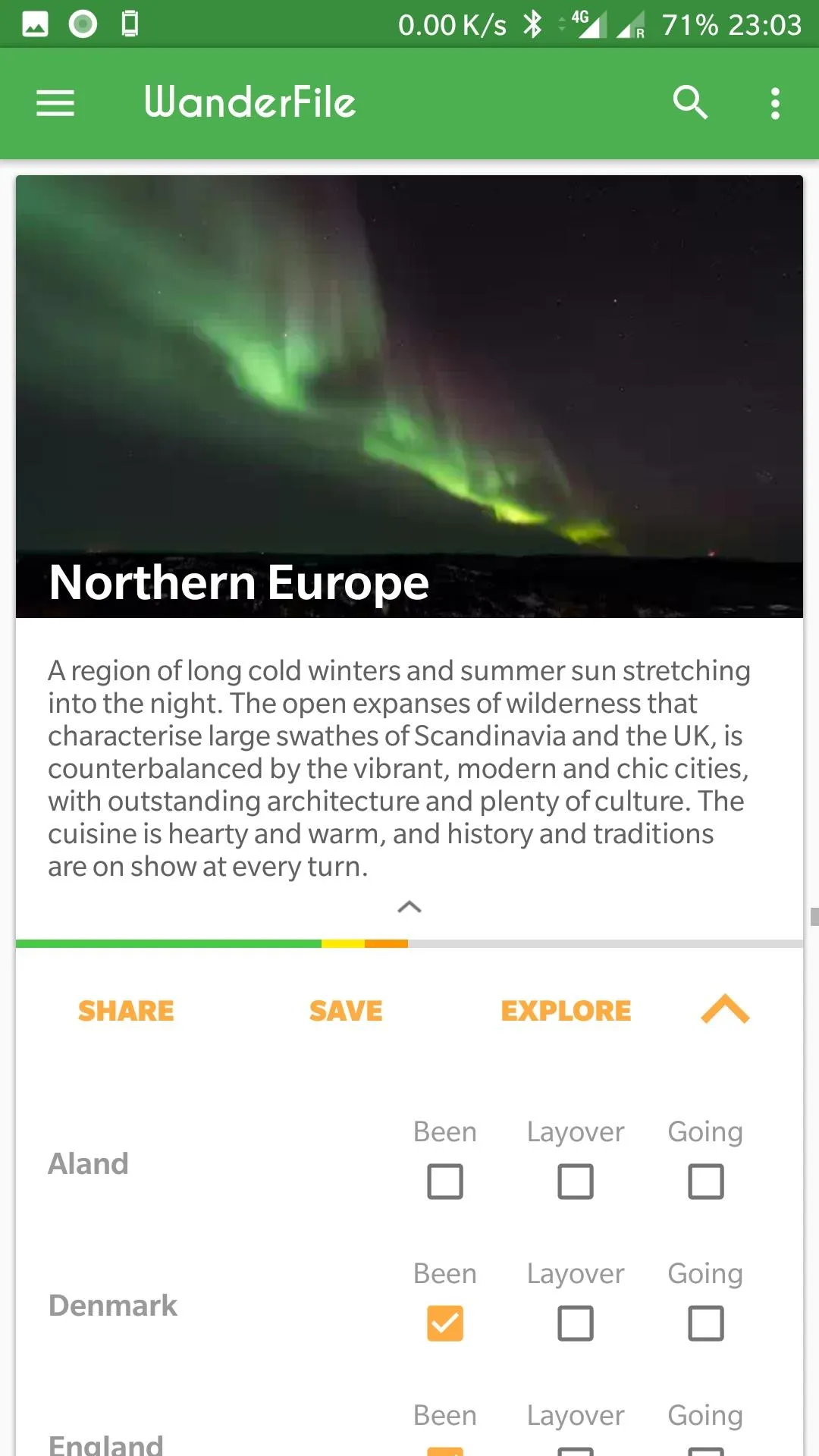 Wanderfile - Where next? | Indus Appstore | Screenshot