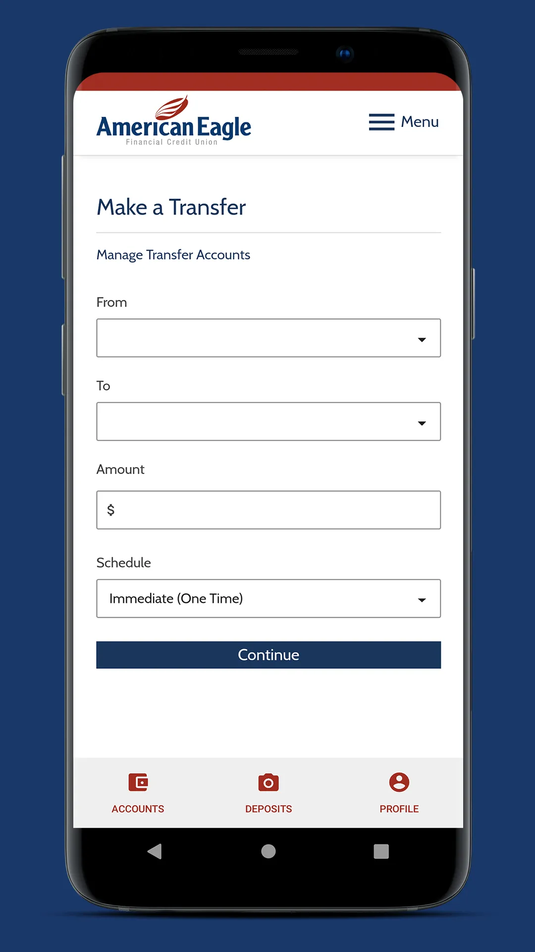 American Eagle FCU Mobile | Indus Appstore | Screenshot