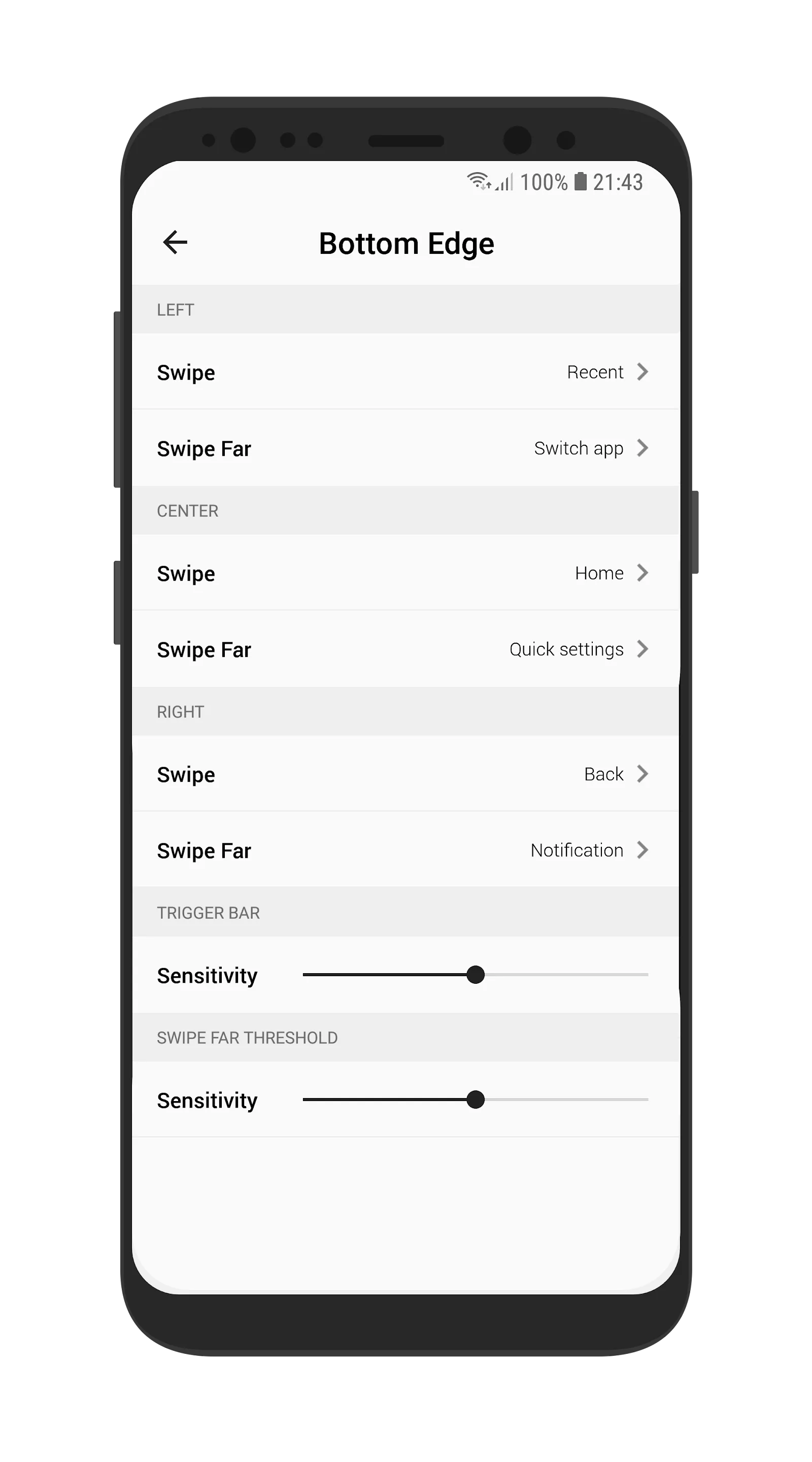 Full Screen Gestures | Indus Appstore | Screenshot